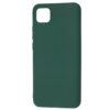 Матовый силиконовый TPU чехол для Realme C11 (2020) – Зеленый / Forest green