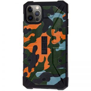 Ударопрочный чехол UAG Pathfinder камуфляж для Iphone 12 Pro / 12 — Оранжевый