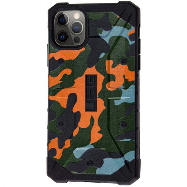 Протиударний чохол UAG Pathfinder Camo для Iphone 12 / 12 Pro Помаранчевий