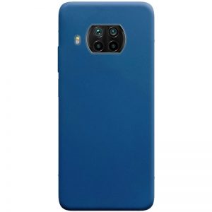Матовый силиконовый TPU чехол для Xiaomi Mi 10T Lite / Redmi Note 9 Pro 5G – Синий