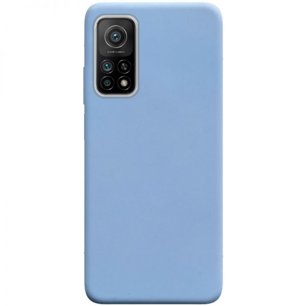 Матовый силиконовый TPU чехол для Xiaomi Mi 10T / Mi 10T Pro – Голубой / Lilac Blue