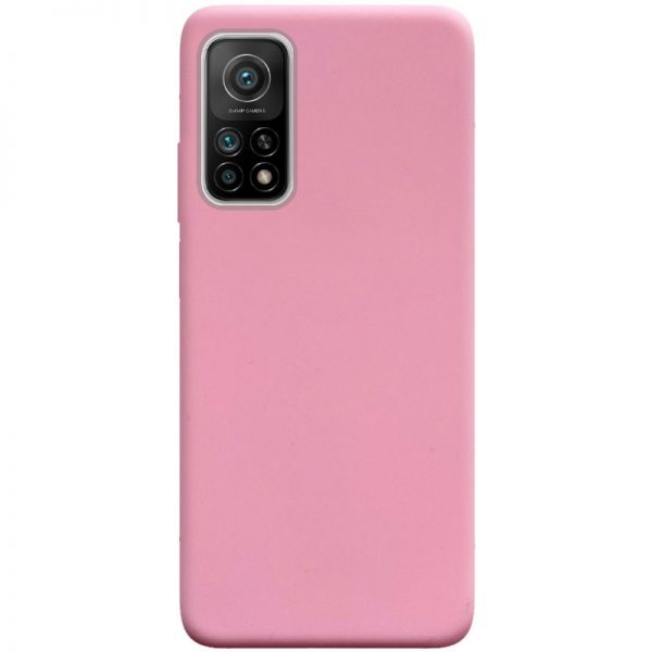 Матовый силиконовый TPU чехол для Xiaomi Mi 10T / Mi 10T Pro – Розовый