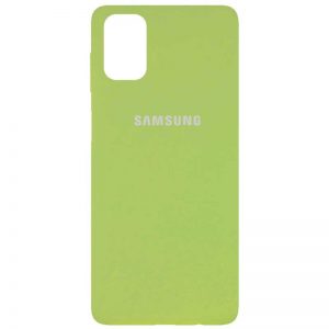 Оригинальный чехол Silicone Cover 360 с микрофиброй для Samsung Galaxy M51 – Мятный / Mint