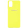 Оригинальный чехол Silicone Cover 360 с микрофиброй для Samsung Galaxy M51 – Желтый / Lemon