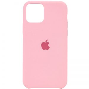 Оригинальный чехол Silicone case + HC для Iphone 12 Pro Max – Розовый / Light pink