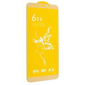 Защитное стекло 6D Premium для Xiaomi Mi 6x / Mi A2 – White