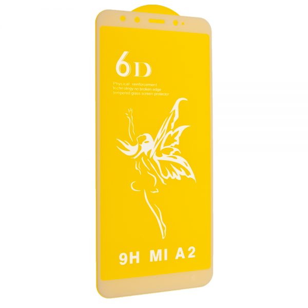 Защитное стекло 6D Premium для Xiaomi Mi 6x / Mi A2 – White