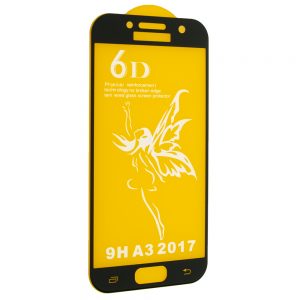 Защитное стекло 6D Premium для Samsung Galaxy A3 2017 (A320) – Black