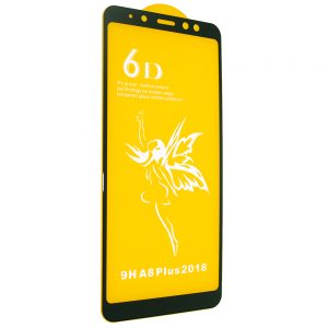 Защитное стекло 6D Premium для Samsung Galaxy A8 Plus 2018 (A730) – Black