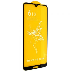 Защитное стекло 6D Premium для Huawei Honor 8A / Y6 / Y6s 2019 – Black
