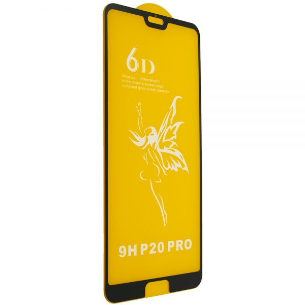 Защитное стекло 6D Premium для Huawei P20 Pro – Black