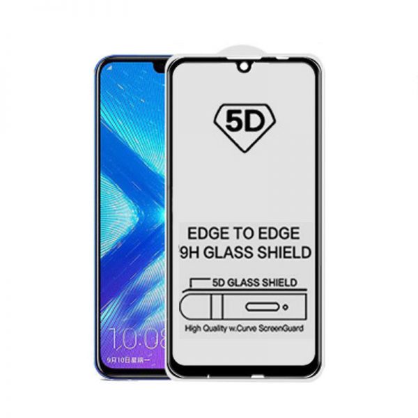 Защитное стекло 3D / 5D Premium 9H Full Glue на весь экран для Huawei P Smart 2019 / Honor 10 Lite / 10i – Black