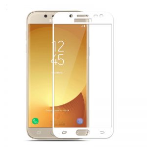 Защитное стекло 5D Full Glue Cover Glass на весь экран для Samsung Galaxy J7 2016 (J710) – White