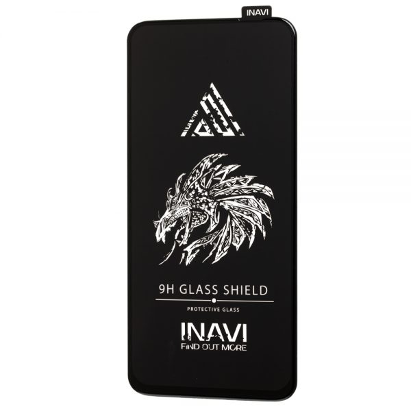 Защитное стекло 3D (5D) Inavi Premium на весь экран для iPhone 14 / 13 / 13 Pro – Black