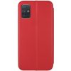 Кожаный чехол-книжка 360 с визитницей для Samsung Galaxy M51 – Красный 78204