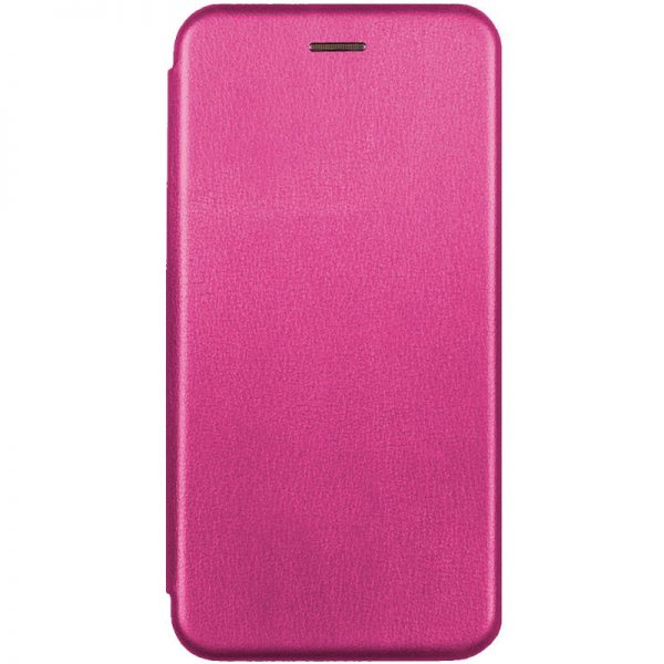 Кожаный чехол-книжка 360 с визитницей для Oppo A73 – Розовый