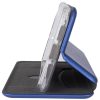 Кожаный чехол-книжка 360 с визитницей для Realme 6 Pro – Синий 78177