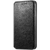Кожаный чехол-книжка GETMAN Mandala для Xiaomi Redmi Note 10 / Note 10s / Poco M5s – Черный