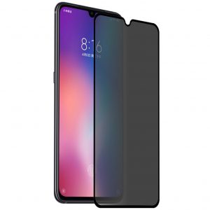 Защитное стекло Анти-шпион Privacy 5D Full Glue для Xiaomi Redmi 9 / 9T / Poco M3 – Black