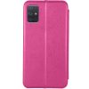 Кожаный чехол-книжка 360 с визитницей для Samsung Galaxy M51 – Розовый 78224