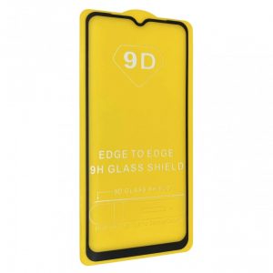 Защитное стекло 9D Full Glue Cover Glass на весь экран для Realme C12 – Black