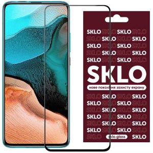 Защитное стекло 3D / 5D Premium SKLO Full Glue на весь экран для Xiaomi Redmi K30 Pro / Poco F2 Pro – Black
