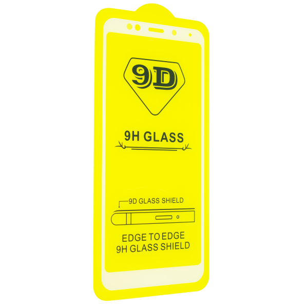Защитное стекло 9D Full Glue Cover Glass на весь экран для Xiaomi Redmi 5 Plus – White