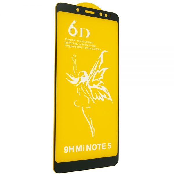 Защитное стекло 6D Premium для Xiaomi Redmi Note 5 / 5 Pro – Black