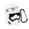 Силиконовый чехол для наушников Star Wars Force + карабин для Apple Airpods – Stormtrooper