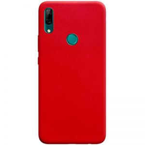 Матовый силиконовый TPU чехол для Huawei P Smart Z – Красный