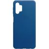 Матовый силиконовый TPU чехол для Samsung Galaxy A32 5G – Синий