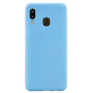 Матовый силиконовый TPU чехол для Samsung Galaxy A10s 2019 (A107) – Синий