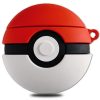 Силиконовый чехол для наушников Pokemon series + карабин для Apple Airpods – Покебол / Красно-белый 81858