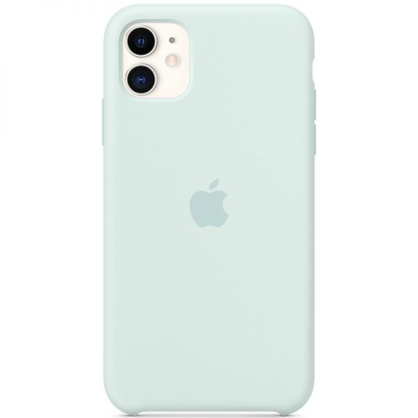 Чохол Silicone Case для Iphone 11 Сіро-Блакитний / Seafoam