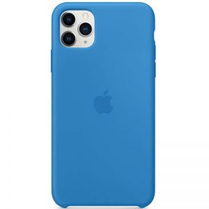 Оригинальный чехол Silicone Case с микрофиброй для Iphone 11 Pro – Синий / Surf Blue