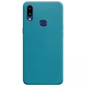 Матовый силиконовый TPU чехол для Samsung Galaxy A10s 2019 (A107) – Синий / Powder Blue