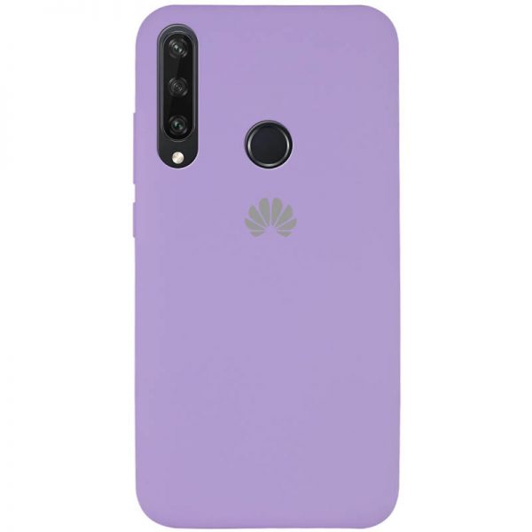 Оригинальный чехол Silicone Cover 360 с микрофиброй для Huawei Y6P – Сиреневый / Dasheen