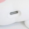 Силиконовый чехол для наушников Paw + кольцо для Apple Airpods – Белый 81877