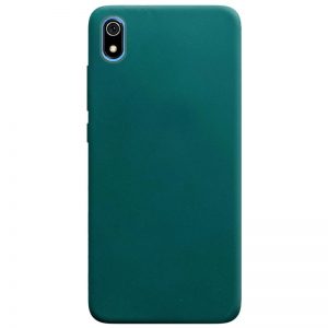 Матовый силиконовый (TPU) чехол для Xiaomi Redmi 7A – Зеленый / Forest green