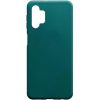 Матовый силиконовый TPU чехол для Samsung Galaxy A32 5G – Зеленый / Forest green