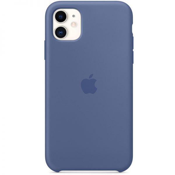 Чохол Silicone Case для Iphone 11 Синій / Linen Blue