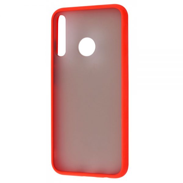 Чехол TPU Matte Color Case для Huawei P40 Lite E / Y7P (2020) – Red