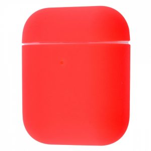 Чехол для наушников Silicone Case Ultra Slim для Apple Airpods 2 – Red