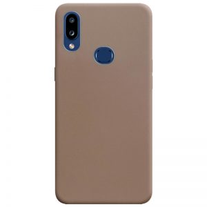 Матовый силиконовый TPU чехол для Samsung Galaxy A10s 2019 (A107) – Коричневый