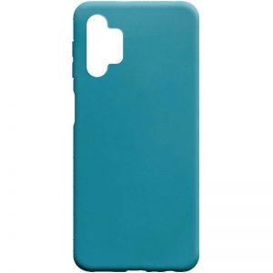 Матовый силиконовый TPU чехол для Samsung Galaxy A32 5G – Синий / Powder Blue