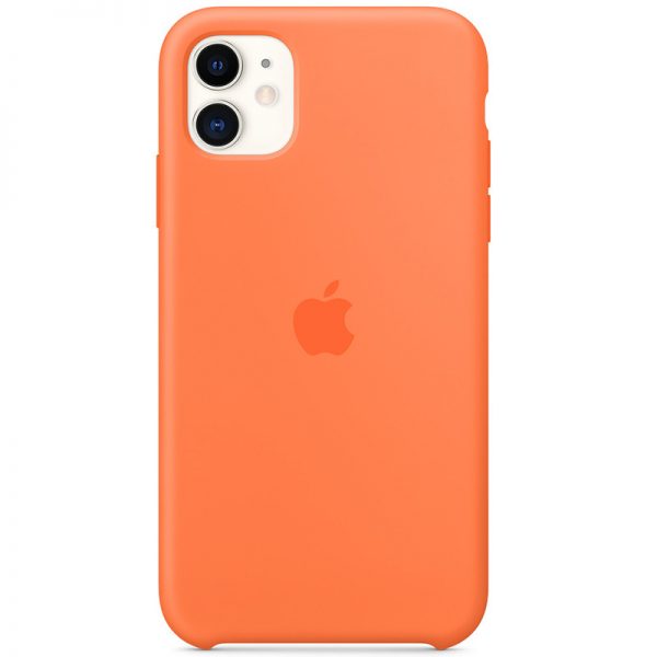 Чохол Silicone Case для Iphone 11 Помаранчевий / Vitamin C