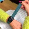 Ремешок Nylon для Apple Watch 38 mm / 40 mm / SE 40 mm / 41 mm – Зеленый / Pine green 82040