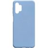Матовый силиконовый TPU чехол для Samsung Galaxy A32 5G – Голубой / Lilac Blue