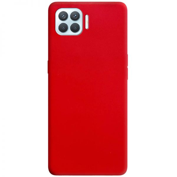 Матовый силиконовый TPU чехол для Oppo A73 –  Красный
