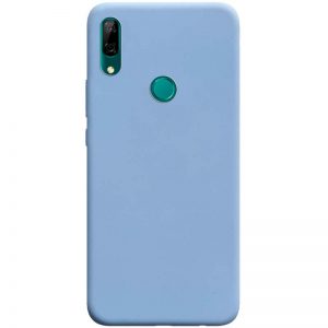 Матовый силиконовый TPU чехол для Huawei P Smart Z – Голубой / Lilac Blue